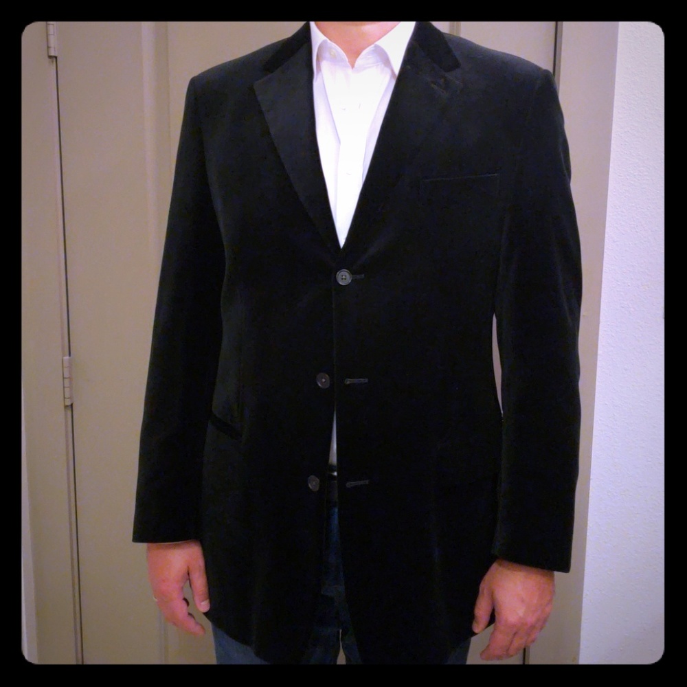 Tommy Hilfiger Black Courduroy Mens Jacker
